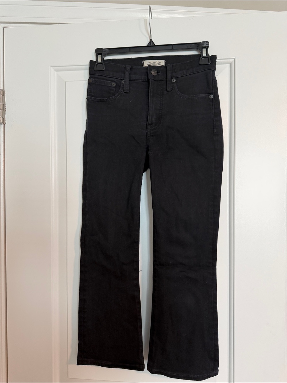 Madewell Black Flare Jeans